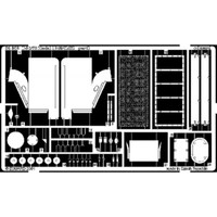 MW22 Eduard 35359 T-34/76 Model 1943/CHTZ 1/35 Pe Set For Tamiya