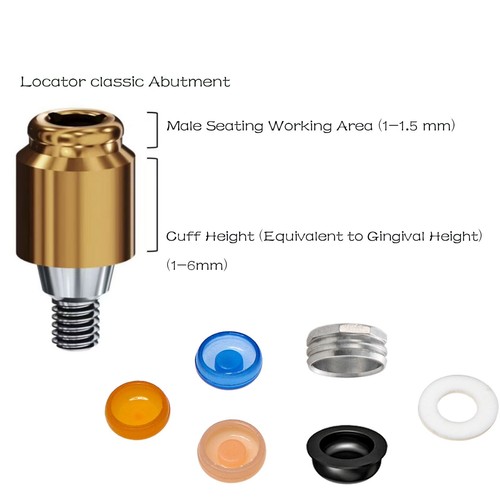 Accesorio localizador de implantes Hiossen/Nobel/Adin/Zimmer/MIS/AB compatible con pilares - Imagen 15 de 340