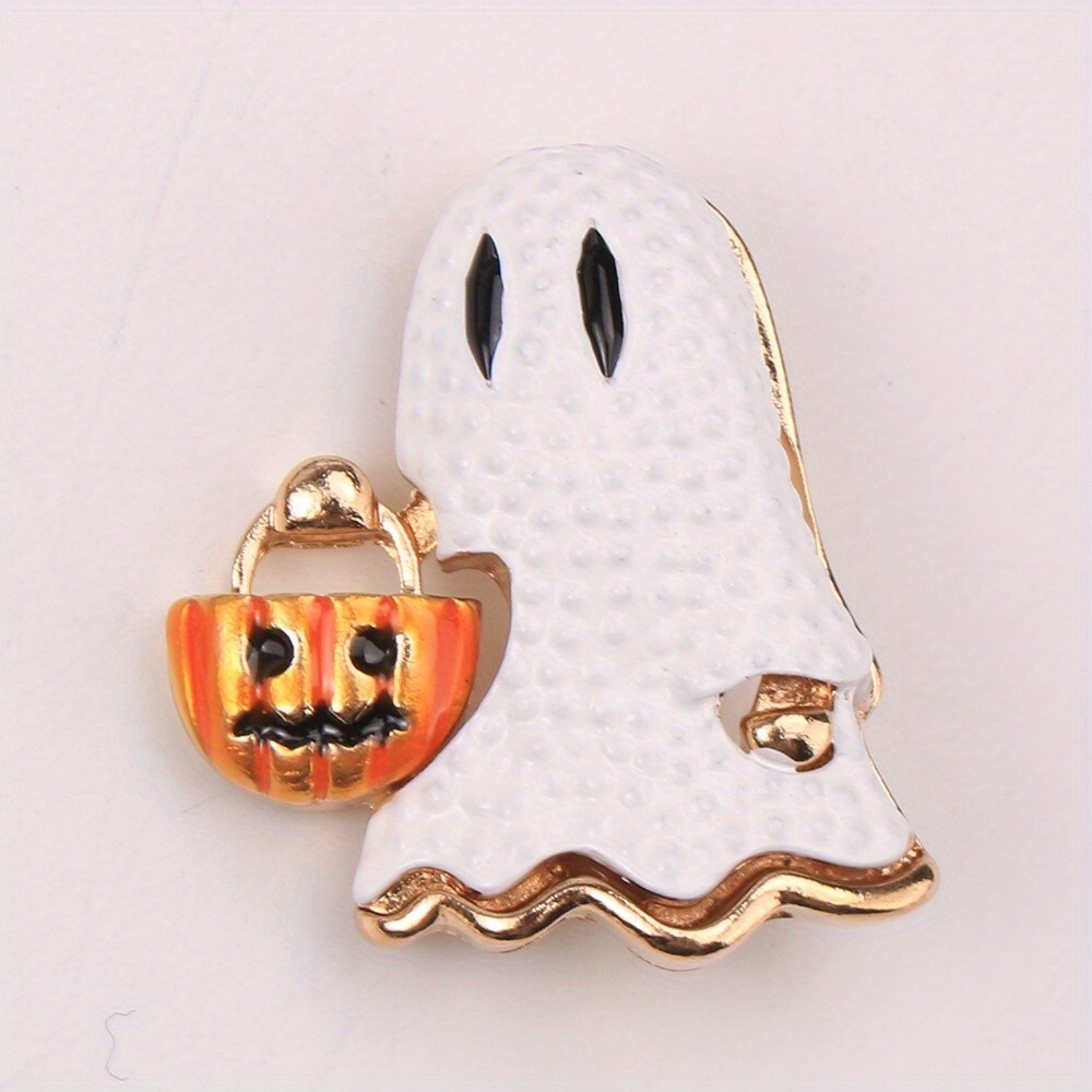 Halloween Ghost Brooch Women's Pumpkin Clothing Accessories Pins 
