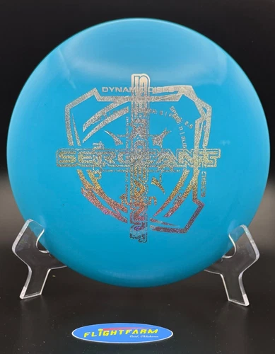 Dynamic Discs Distance Driver Blue Fuzion Misprint Sergeant 176grams 11/4/0/2.5