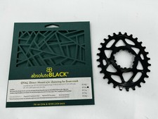 AbsoluteBlack Oval Direct Mount Chainring For Sram Cranks -6mm offset