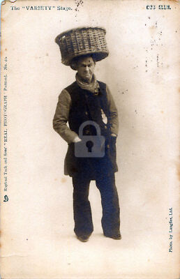 Gus Elen,  Theatre Actor Postcard Copy