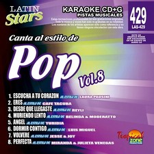Karaoke Latin Stars 429 Pop Vol. 8