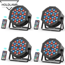 4PCS DJ Disco Party Stage Light 36LED RGB DMX Beam Lights KTV Show PAR Lighting