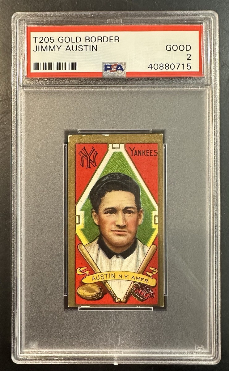 1911 T205 Gold Border Jimmy Austin PSA 2 Yankees | eBay