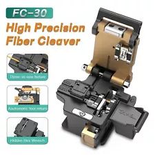 TAWWA High Precision FC-30 Fiber Optic Cleaver with 24 Points Blade Fiber Cutter