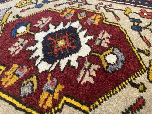 Exquisite Cappadocia Carpet 1950-1960's Wool Pile 3'8”x7’ Yahyali Area Rug - Picture 14 of 16