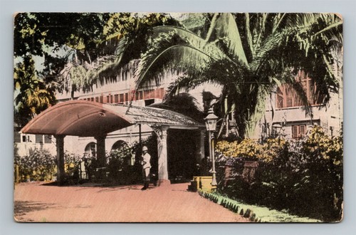 Kingston Jamaica King's House Home of Governor Mansion Unposted c1910s Postcard