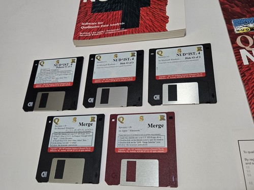 Vtg QSR Nudist 4 Software For Qualitative Data Analysis Rev 4 PC/Windows 1997 - Picture 9 of 13