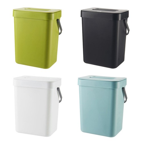 Small Kitchen Compost Bin With Lid Portable Handle 3L Capacity PP Material HE - Picture 6 of 6