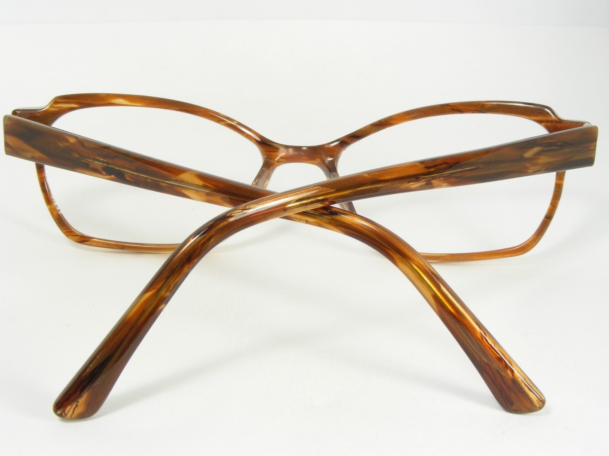 OGI EVOLUTION 9077 1555 BROWN TIGER EYEGLASSES GLASSES FRAME 52-16