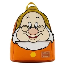 LOUNGEFLY Disney Snow White and the Seven Dwarfs Doc Mini Backpack NWT NEW