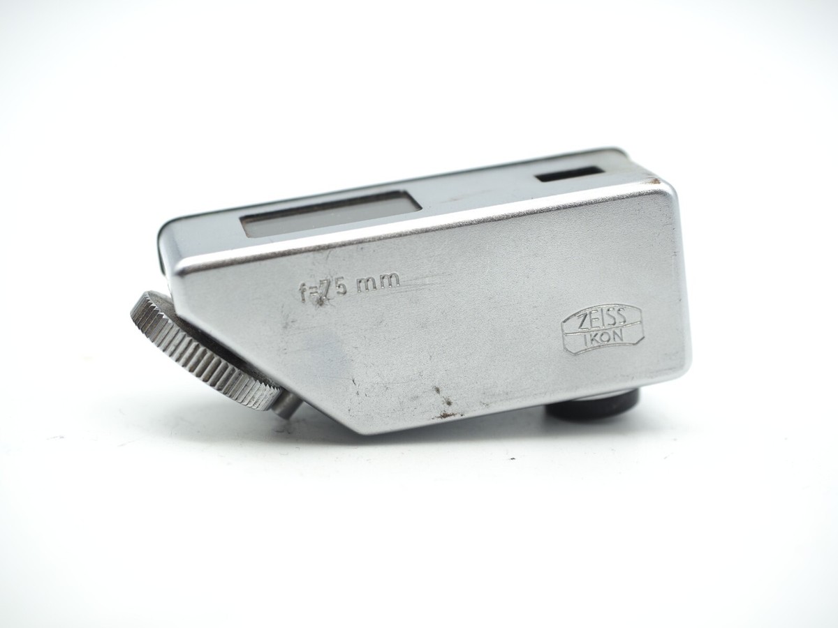 Zeiss Ikon 425/75mm Contax Rangefinder Shoe Mount Finder w Zeiss Ikon 425/75mm Contax Rangefinder Shoe Mount Finder w