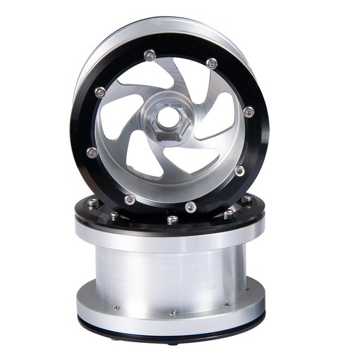 4 llantas de aleación Beadlock de 2,2"" para orugas Axial Wraith TRX-4 Redcat de radiocontrol 1/10 - Imagen 10 de 12