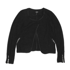 Jennyfer Blazer Knit Jacket Black Womens S
