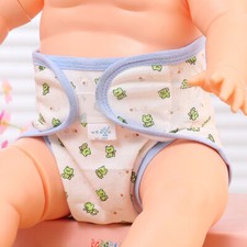 Reborn Baby Dolls Cotton Diapers Can Be Washed With Water Can Reused Breathable