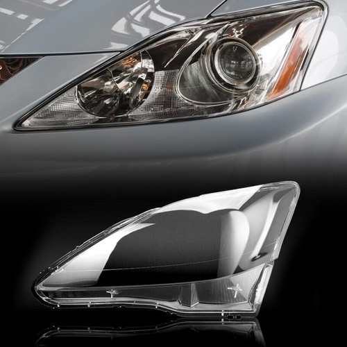 2 Lenti Per Fari Per BMW Serie 3 E46 2001-2005 Facelift – Vetro Trasparente In PC, Sostituisce 63126924043/63126924044