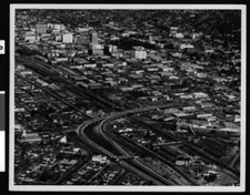 Birdseye View Of Fresno Looking South From Highway 99 1945 California Old Photo