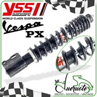 VorderdäMpfer YSS Verstellbar Schwarz FüR Vespa PX T5 125 150 200 Piaggio