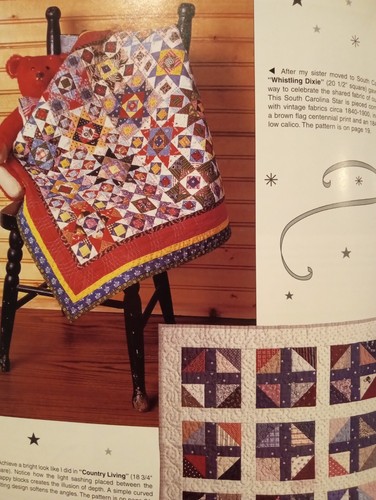 Mini Quilts Book 17 Quilt Patterns Book Little Bits of Whimsy Quilting Book - Picture 2 of 8