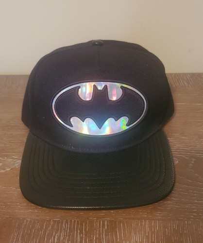 DC Comics Batman snapback Hat Chrome 