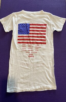 THE CULT: VINTAGE CONCERT T-SHIRT. ELECTRIC TOUR USA (1987). Size