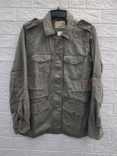 New Lily Aldridge Ruby Utility Jacket Smokey Olive Size Small