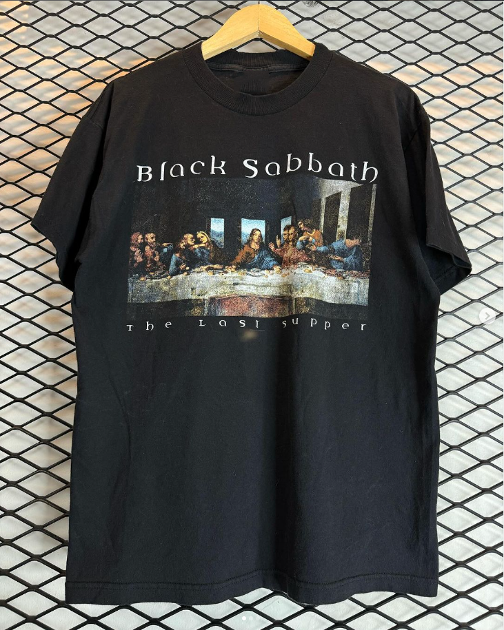 black sabbath the last supper 最後の晩餐 Tシャツ Black Sabbath The Last Supper T Shirt Full Size S-5XL | eBay