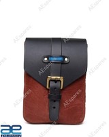 Leder Magnetisch Benzintank Tasche Kirsche FüR BSA Triumph Royal Enfield @ UK