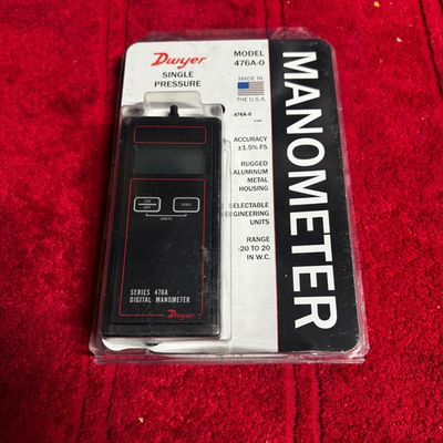 #ad #ad Dwyer 476A 0 Single Pressure Digital Manometer $170.00