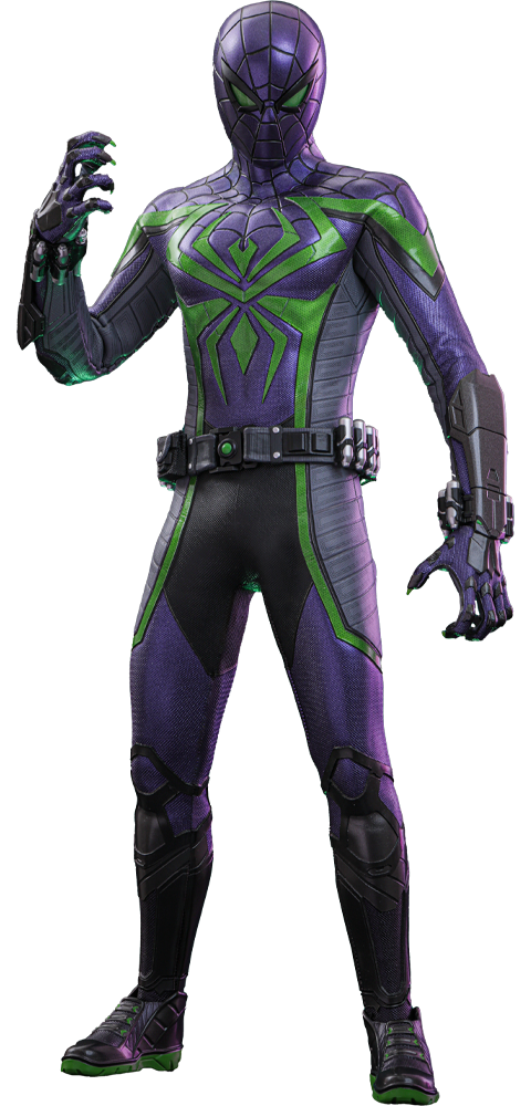 Spider-Man Miles Morales Purple Reign Suit 1/6 Hot Toys Sideshow Exclusive VGM68