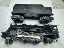 Vintage diecast 1110 steam locomotive with a tender