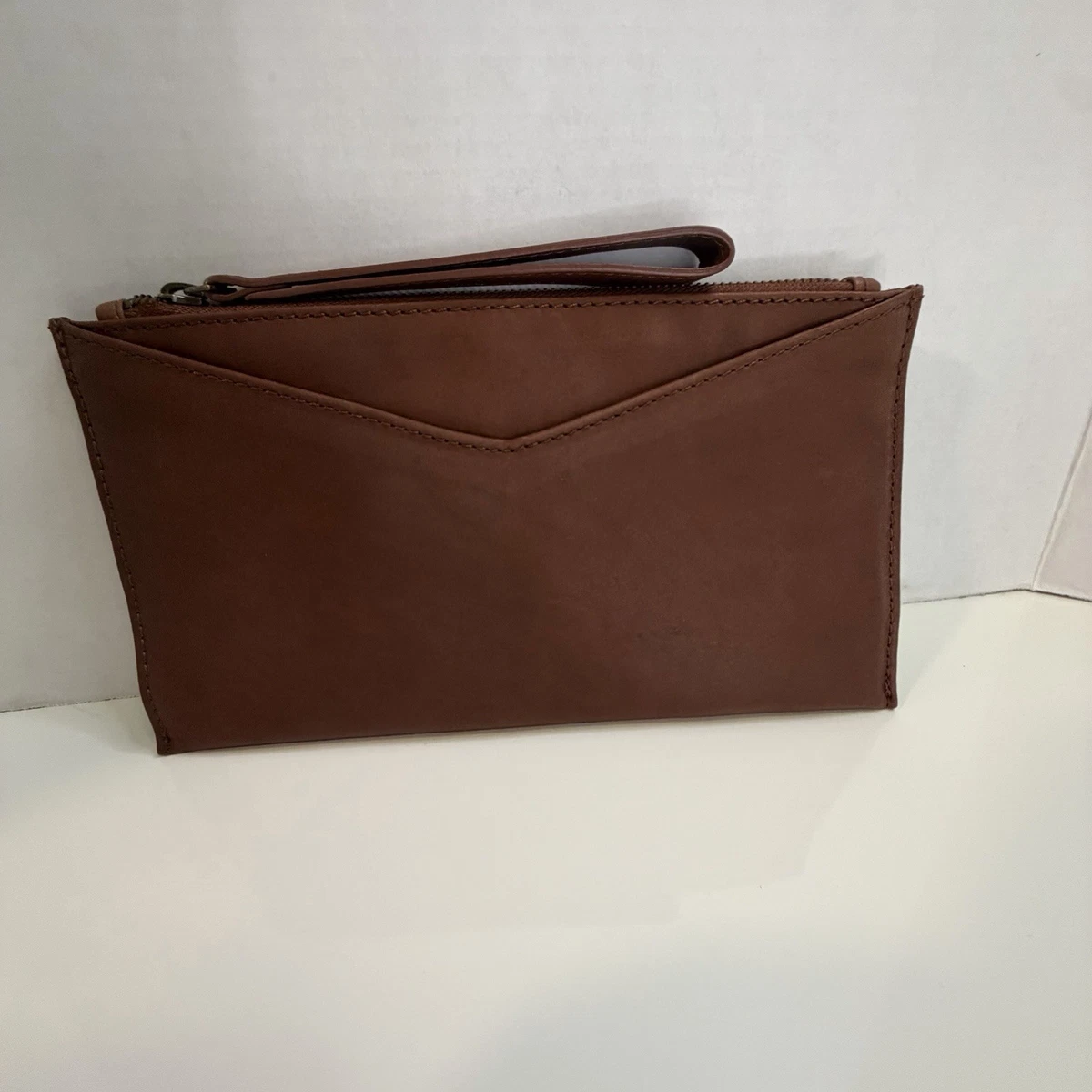 RACHEL Rachel Roy Dark Brown Distressed Leather Drawstring Backpack Pouch Casual s-l1200.jpg main image 3