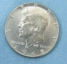 1965 Kennedy Half Dollar, 40% Silver, EXTREMELY FINE CONDITION