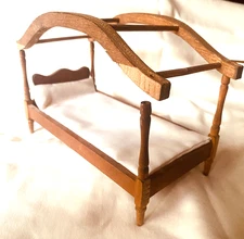 Shackman Dollhouse Canopy Twin Bed Doll House Furniture See Description