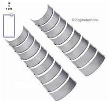 Connecting Rod Bearing Set For Select 94-03 Ford International Models BB259J010