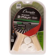 Champion Sports Two Player Table Tennis Set - 2 Paddles, 3 Balls