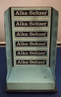 VINTAGE ALKA-SELTZER ADVERTISING DISPLAY TIN SIGN TAPE DISPENSER ORIGINAL **