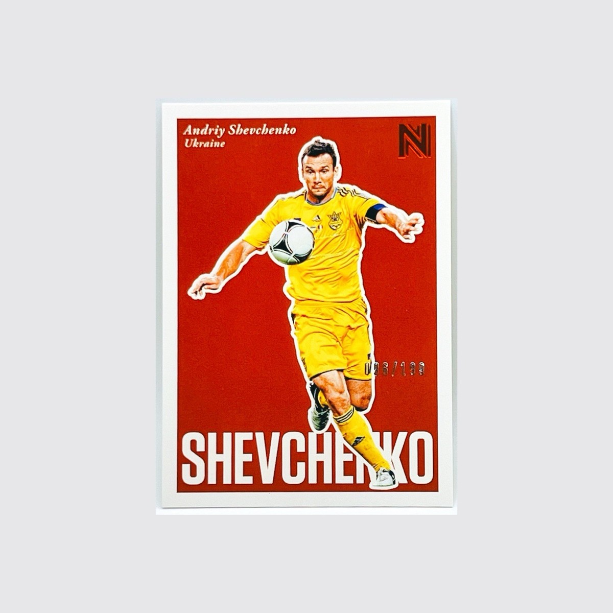 0 Panini Nobility Andriy Shevchenko PANINI ⁄49 Prints 1 2 Short