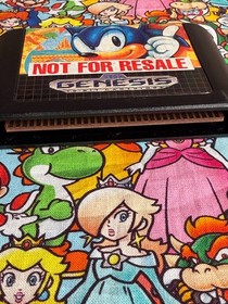 Sonic the Hedgehog Sega Genesis NFR CIB - BTC Refurbished - 1 Year Warranty