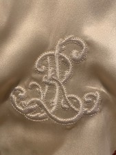 VINTAGE RALPH LAUREN CREME SILK SCARF- NEW WITH TAG FROM DILLARD'S -LOOK DAMAGED