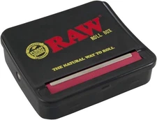 RAW Natural Unrefined Rolling Papers - Automatic Box - 70mm King Size 