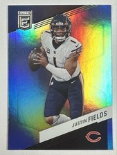 2023 Donruss Elite 60 Justin Fields Rainbow Foil Chicago Bears Football Card