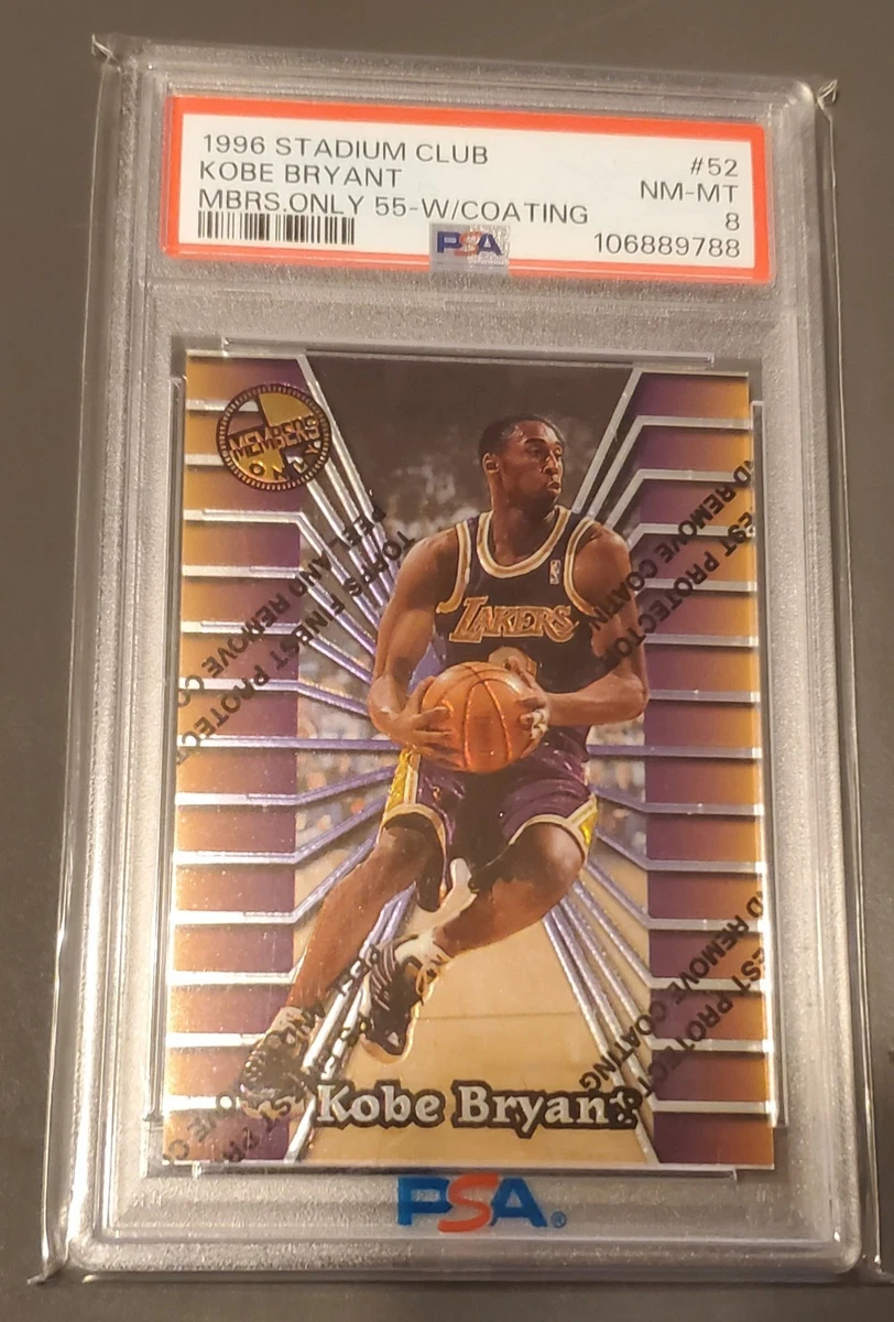 Kobe Bryant 8 Graded Basketball Sports Trading Cards & Accessories