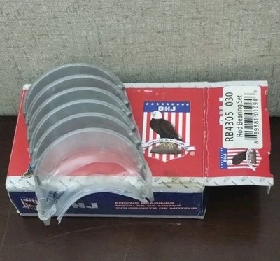 RB4305 030 Oversized DNJ Rod Bearings for Honda Acura Opened Set of 3 (6 Pieces)