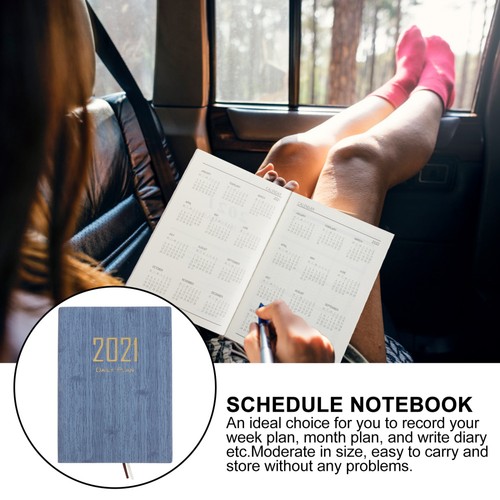 2021 Calendar Notebook Agenda Noting Book Practical Schedule Book Plan - Picture 6 of 12
