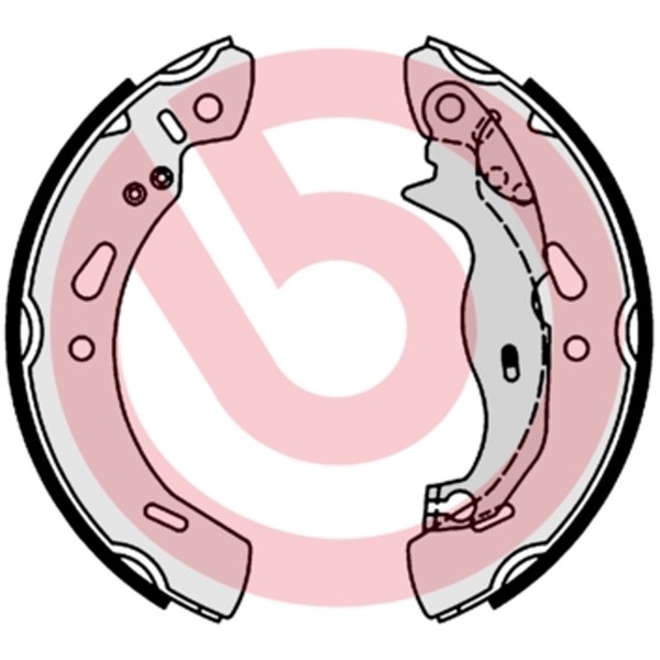 Brembo Bremsbackensatz S 24 548 FüR Ford Ka Fiesta Ccn CB1 Uk 6 Van 3 Fk Tk Vct-image