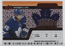 2022 Upper Deck Credentials Horizontal Orange 14/149 Semyon Der-Arguchintsev 6o3