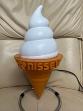 NISSEI Soft Serve Ice Cream Type Stand Light Ornament Display