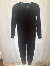 Childs At The Buzzer Black Thermal Button Up One Piece Size 14/16